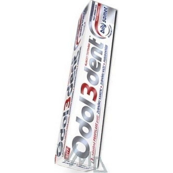 Odol3dent Biely zamat zubná pasta šetrne vybieli vaše zuby 100 ml 33% gratis