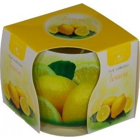 Essences of Life Lemon aromatická sviečka v skle 100 g