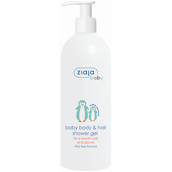 Ziaja Ziajka Baby 2v1 hypoalergénny gél na umývanie s pumpičkou 400 ml