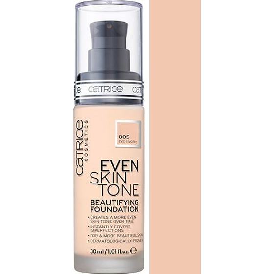 Catrice Even Skin Tone Beautifying Foundation make-up 005 Even Ivory 30 ml