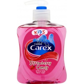 Carex Strawberry Candy Kids Jahoda antibakteriálne tekuté mydlo 250 ml