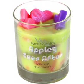 Bomb Cosmetics Navždy spolu - Appley Ever After Glass Candle Vonná prírodné, ručne vyrobená sviečka v skle horí až 35 hodín