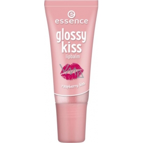 Essence Glossy Kiss Lipbalm balzam na pery 02 Rasperry Kiss 8 ml
