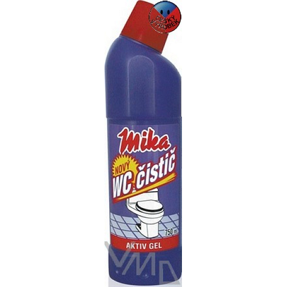 Mika Aktiv Gel Wc čistič 750 ml