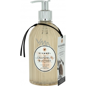 Vivian Gray Vivanel Grapefruit & Vetiver luxusné tekuté mydlo s dávkovačom 350 ml