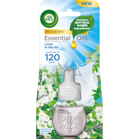 Air Wick Life Scents Linen in the Air - Prádlo vo vánku elektrický osviežovač náhradná náplň 19 ml