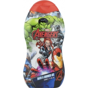 Marvel Avengers 2v1 sprchový gél a pena do kúpeľa pre deti 350 ml