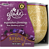 Glade Sweet Fantasies - Slivky, černice a fialky vonná sviečka v skle, doba horenia až 30 hodín 120 g