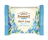 Green Pharmacy Modrý Iris a Arganový olej toaletné mydlo 100 g