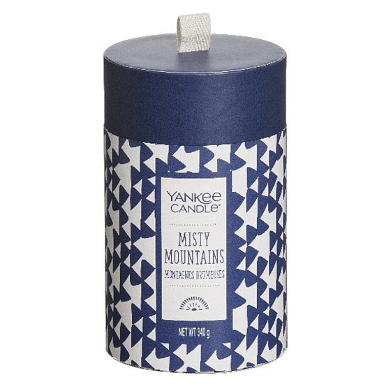 Yankee Candle Misty Mountains - hmlovej hory vonná sviečka Wanderlust Decor strednej 340 g