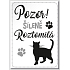 Nekupto Pets magnet biely, Cat 66 x 90 x 2 mm