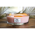 WoodWick Coastal Sunset - Západ slnka na pobreží vonná sviečka s dreveným širokým knôtom a viečkom loď 453 g