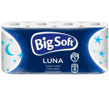 Big Soft Luna Toaletný papier biely 160 kusov 3 vrstvový 8 kusov