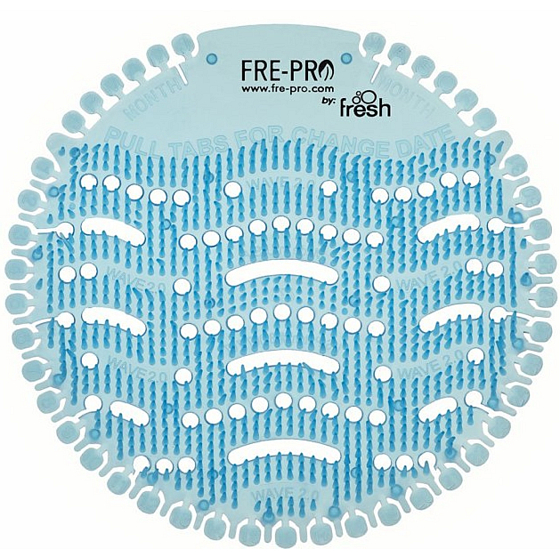 Fre Pro Wave 2.0 Ocean Mist vonné sitko do pisoáru modrozelené 19 x 20,3 x 1,9 cm 52 g 2 kusy