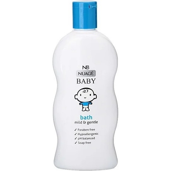 Nuage Baby Bath Mild & Gentle pena do kúpeľa pre deti bez parabénov 300 ml