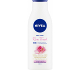 Nivea Rose Touch telové mlieko pre normálnu až suchú pokožku 400 ml