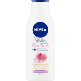 Nivea Rose Touch telové mlieko pre normálnu až suchú pokožku 400 ml