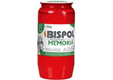 Bispol Memoria olejová sviečka červená, doba horenia 48 hodín 105 g