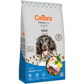 Kompletné krmivo Calibra Dog Premium Line pre dospelé psy 12 kg