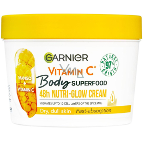 Garnier Body Superfood Mango telový krém na suchú pokožku 380 ml