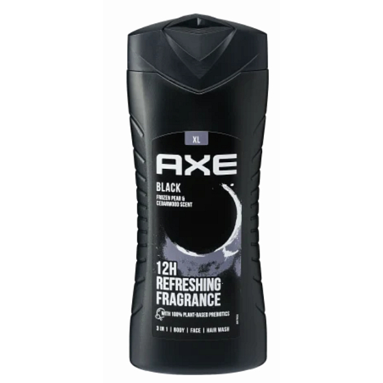Axe Black 3v1 sprchový gél na telo, vlasy a tvár pre mužov 400 ml