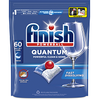 Finish tablety do umývačky Quantum All in 1, 60 ks