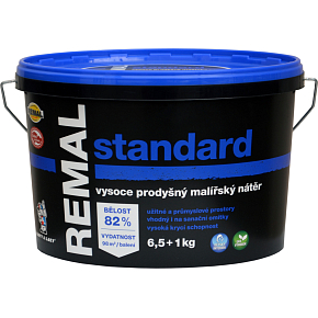 REMAL Standard vysoko priedušná farba na stenu, 6,5+1 kg