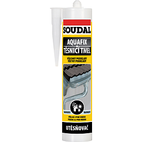Soudal Aquafix tesniaci tmel proti vode, číra, 300 ml