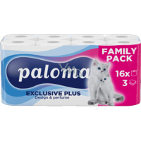 Paloma 3vrstvový toaletný papier Exclusive Soft Decor, 16 rolí