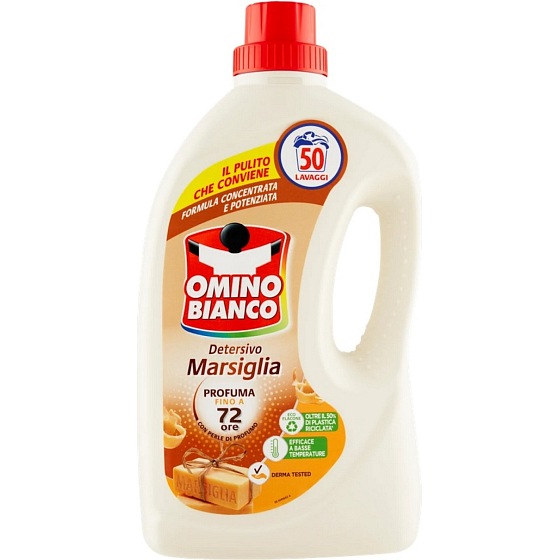 Omino Bianco Marseille prací gel s marseillským mydlom na vlnu a hodváb 2 l, 50 dávok