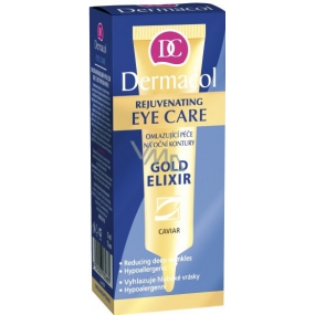Dermacol Gold Elixir Omladzujúci starostlivosť na očné kontúry s kaviárom 15 ml