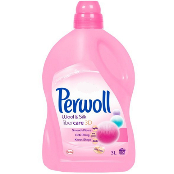 Perwoll Wool & Delicatese prací gél na vlnu a hodváb 50 dávok 3 l