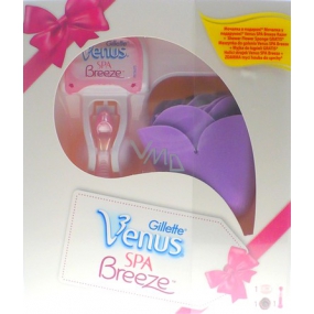 Gillette Venus Spa Breeze holiaci strojček 1 kus + špongia 1 kus, kozmetická sada, pre ženy