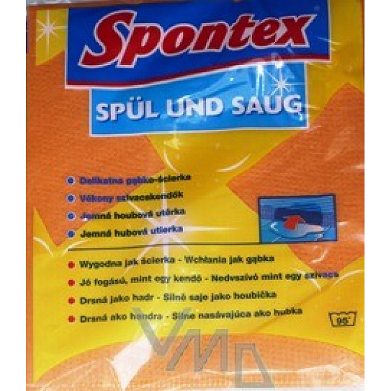 Spontex špúli und Saug extra veľká hubová utierka 30 x 36 cm 1 kus