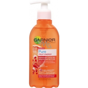 Garnier Skin Naturals Pure Fruit Energy energizujúci čistiaci gél dávkovač 200 ml