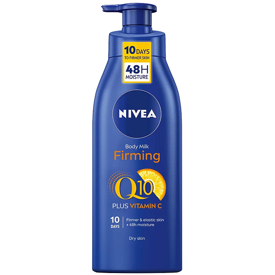 Nivea Q10 Plus Vitamín C Výživné spevňujúce telové mlieko pre suchú pokožku 400 ml