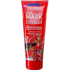 Freeman Feeling Beautiful Čokoláda a Jahody detoxifikačné pleťová maska 150 ml