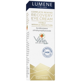 Lumene Complete Rewind Recovery Eye Cream intenzívny očný krém 15 ml