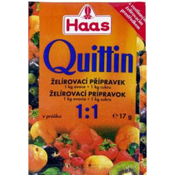 Haas Quittin 1: 1 želírovací prípravok 17 g