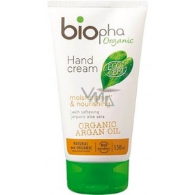 BioPha Organic Argan Oil krém na ruky 98% prírodných zložiek 150 ml