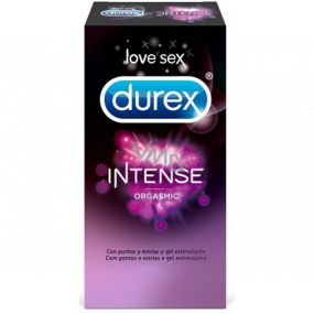 Durex Intense Orgasmic kondóm nominálna šírka: 56 mm 10 kusov