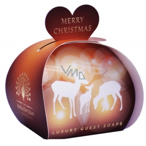 Anglické mydlo Sobi - Merry Christmas Prírodné parfumované mydlo s bambuckým maslom 3 x 20 g