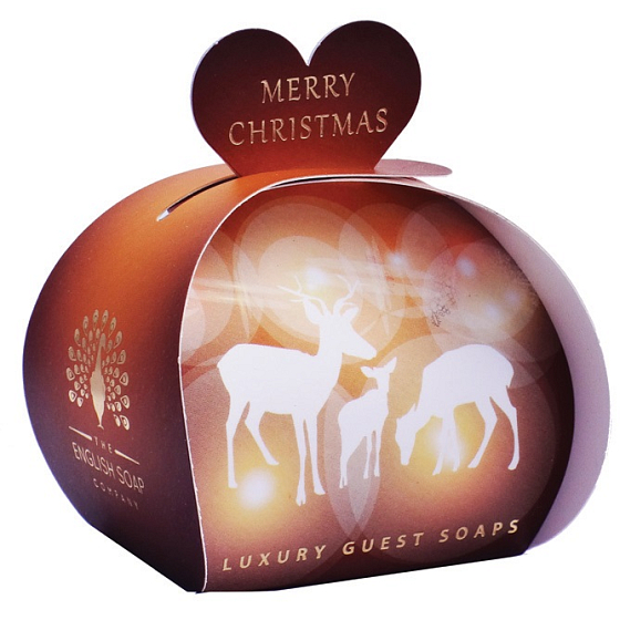 Anglické mydlo Sobi - Merry Christmas Prírodné parfumované mydlo s bambuckým maslom 3 x 20 g