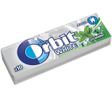 Wrigleys Orbit White Spearmint žuvačky bez cukru dražé 10 kusov 14 g