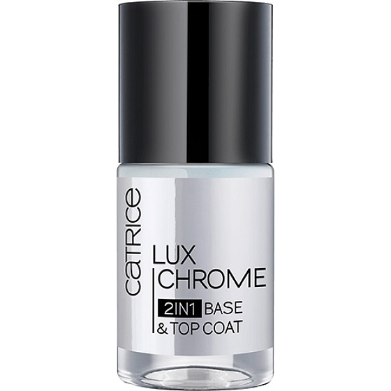 Catrice LuxChrome 2in1 Base & Top Coat podkladový a krycí lak na nechty 10 ml