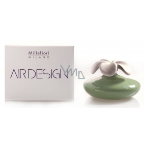 Millefiori Milano Air Design Difuzér kvetina nádobka pre vzlínaniu vône pomocou porézny vrchnej časti veľká zelená