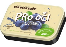 Energit Pre oči + Luteín Čučoriedka vitamínové tablety energie pre unavené oči 42 tabliet