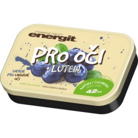 Energit Pre oči + Luteín Čučoriedka vitamínové tablety energia pre unavené oči 42 tabliet