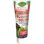 Bione Cosmetics Cannabis + Kostihoj Forte bylinný balzam s gaštanom konským 200 ml