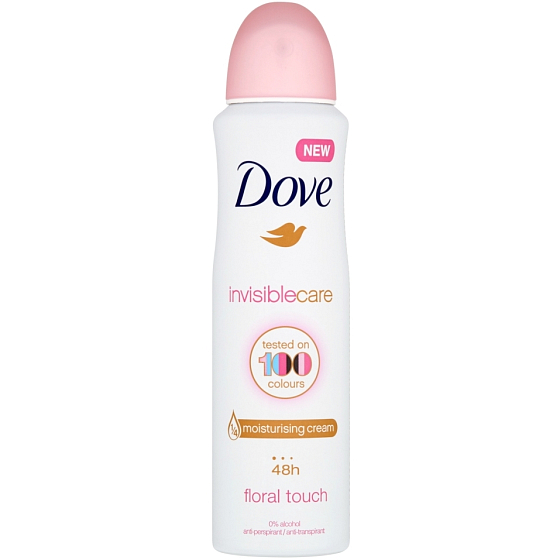 Dove Invisible Care Floral Touch antiperspirant deodorant sprej pre ženy 150 ml